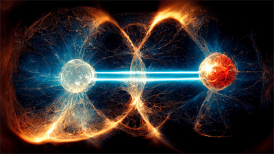 Illustration of fusing atoms